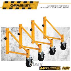 14-In. Scaffold Outriggers with 5-In. Heavy Duty Caster Wheel 4-Pack