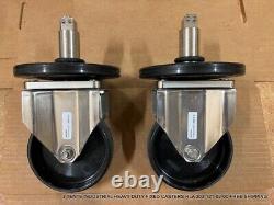 2 Tente Industrial Heavy Duty Fixed Casters Hla 202-121-02-00 Free Shipping