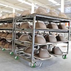 4X 2 Heavy Duty Casters Polyurethane on Aluminum Capacity up to 800-3200 LB