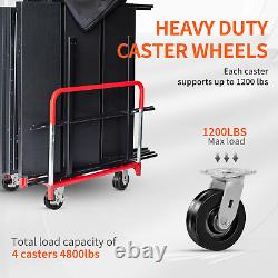 6X 2 Heavy Duty Casters Phenolic Caster with Capacity up to 1200-4800 LB
