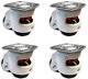 Casterhq- Retractable Leveling Machine Casters 4 Pack Heavy Duty Wheel