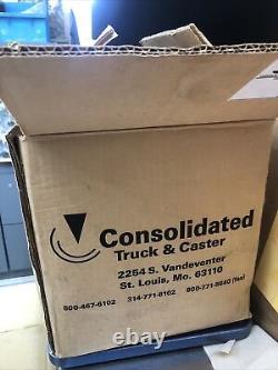 Consolidated Truck And Caster 4 X 2 Set Of 4 Casters Heavy Duty Nos