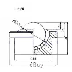 Heavy Duty Bearing Casters Ball Transfer Bearing Unit Conveyor Roller SP8 SP45