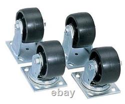 Heavy-Duty Casters 4 caster set 4pc for jobox & jobsite products
