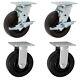 Icon Caster Wheels 6 X 2 Phn Heavy Duty Industrial Casters, Top Plate 4 X