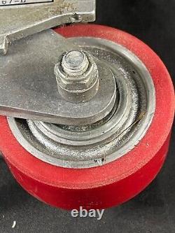 Lot of 4 Model C1267-L R. T. Laird Heavy-Duty Shock Absorbing Caster