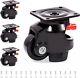 Nefish Leveling Casters Set Of 4 Heavy Duty 80f, Retractable Caster Wheel