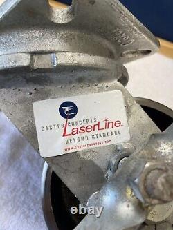 Concept LaserLine 6x2 1/2 Super Heavy Duty Swivel Casters - Traduction en français